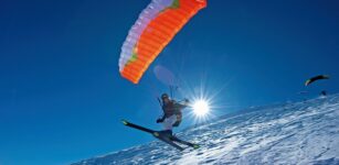 La Guida - A Pian Munè di Paesana irrompe la snowkiting-mania 