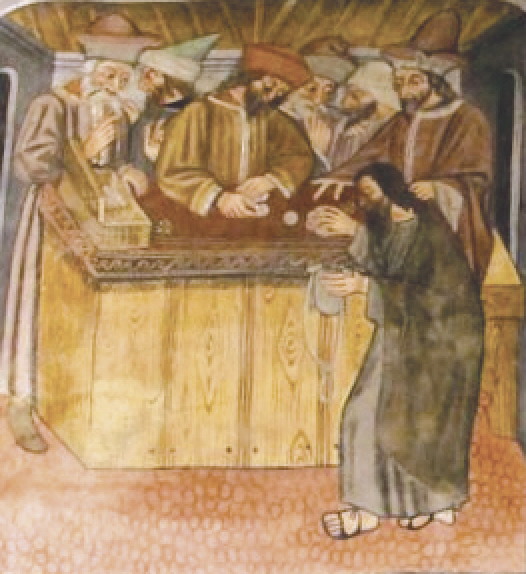 Bernardi 1 - Il tradimento di Giuda Affresco Ignoto XV secolo C.jpg