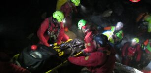 La Guida - Esercitazione in Val Corsaglia del Soccorso Alpino e Speleologico Piemontese