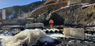 La Guida - Incidente al cantiere del tunnel di Tenda