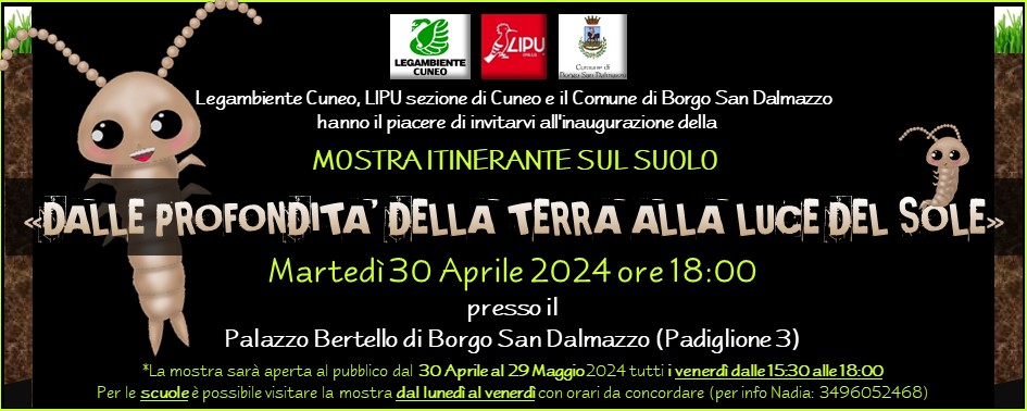 Borgo, martedì 30 aprile l’inaugurazione della mostra sul suolo
