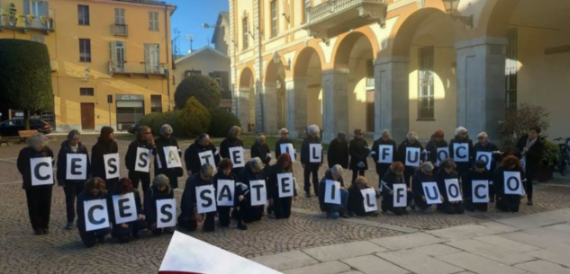 La Guida - A Cuneo un flash mob per chiedere la pace