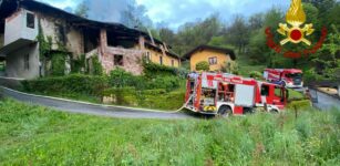 La Guida - Un tetto va a fuoco a Bernezzo