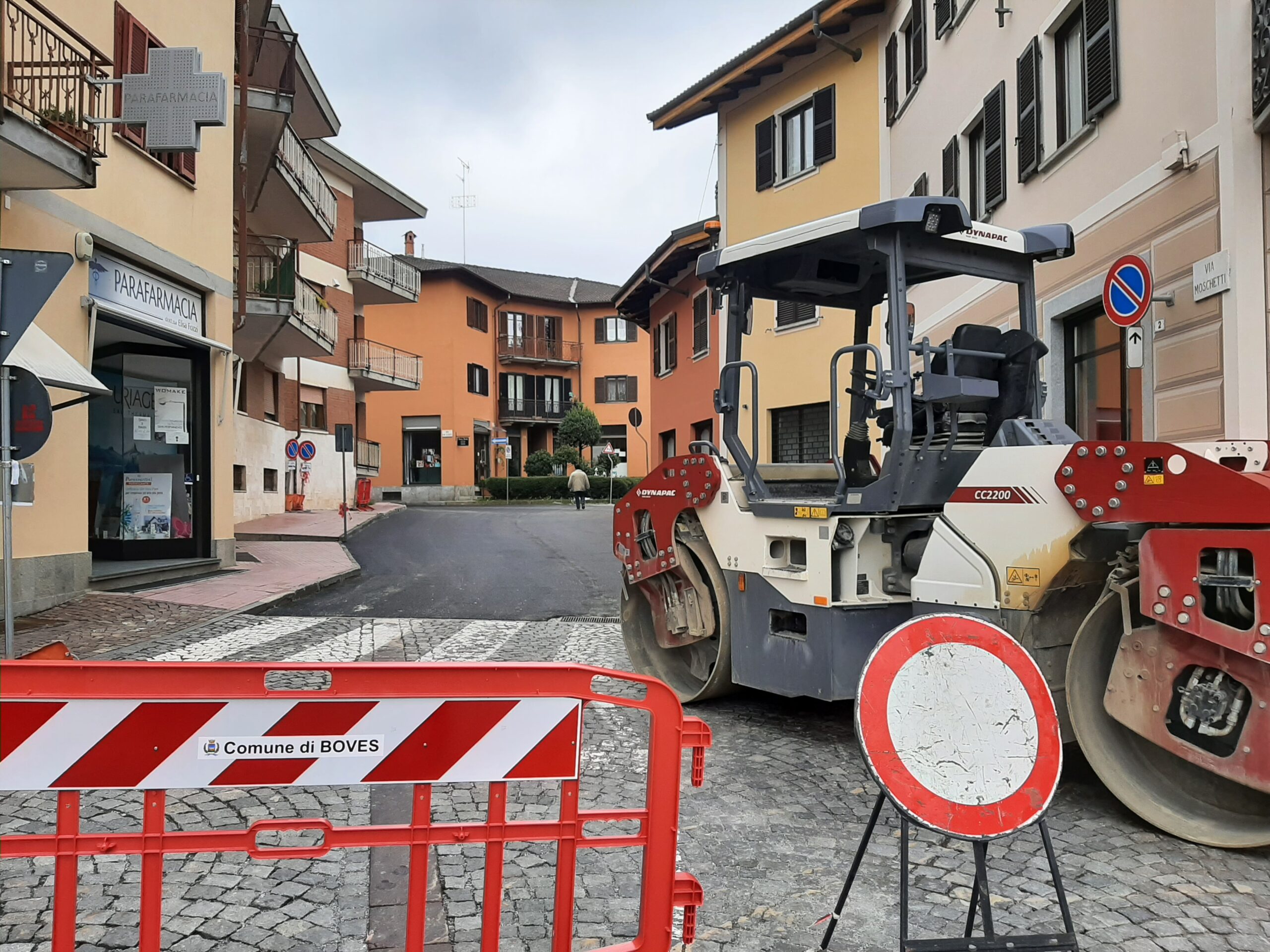 Boves, lavori per nuovi asfalti e rifacimento della segnaletica orizzontale