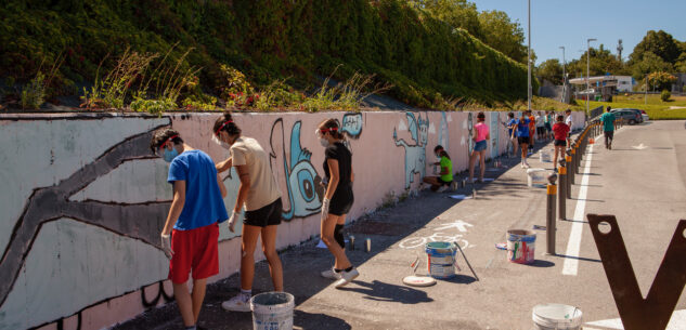 La Guida - Laboratorio di murales per colorare i muri di Cuneo