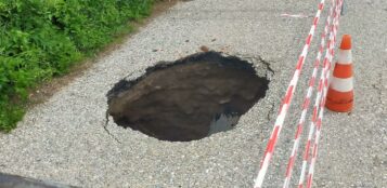 La Guida - A Boves chiusa via del Gesso a causa di una voragine