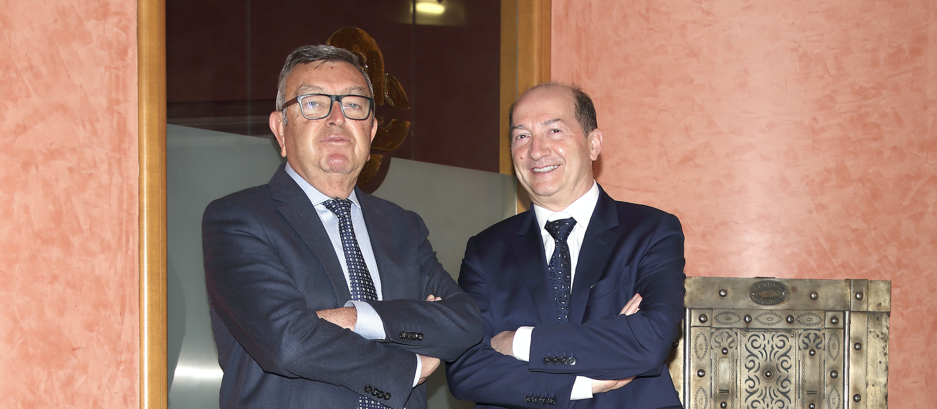 Sergio Marro e Claudio Cavallo Banca di Boves