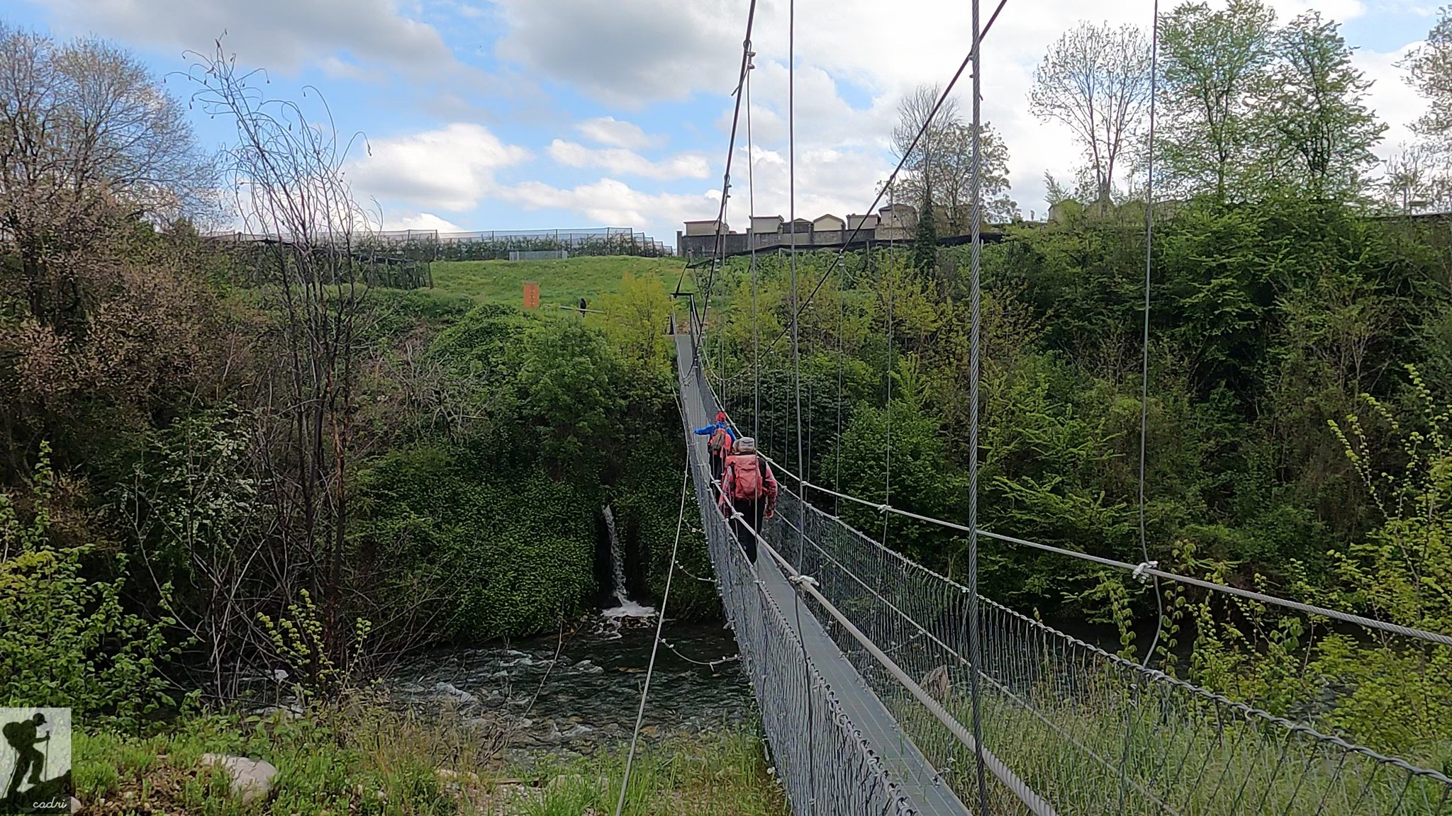 Ponte tibetano sul Maira