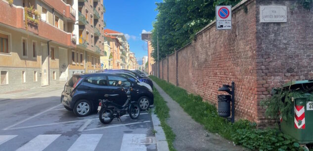 La Guida - Lavori di pavimentazione dei marciapiedi nel quartiere Cuneo Centro