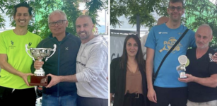 La Guida - Promograf e I Magnifici 3 campioni provinciali Csi di padel