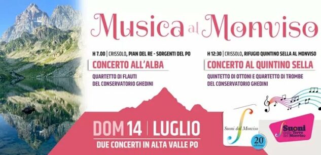 La Guida - Concerti ai piedi del Monviso: a Pian del Re di Crissolo ed al Rifugio Sella