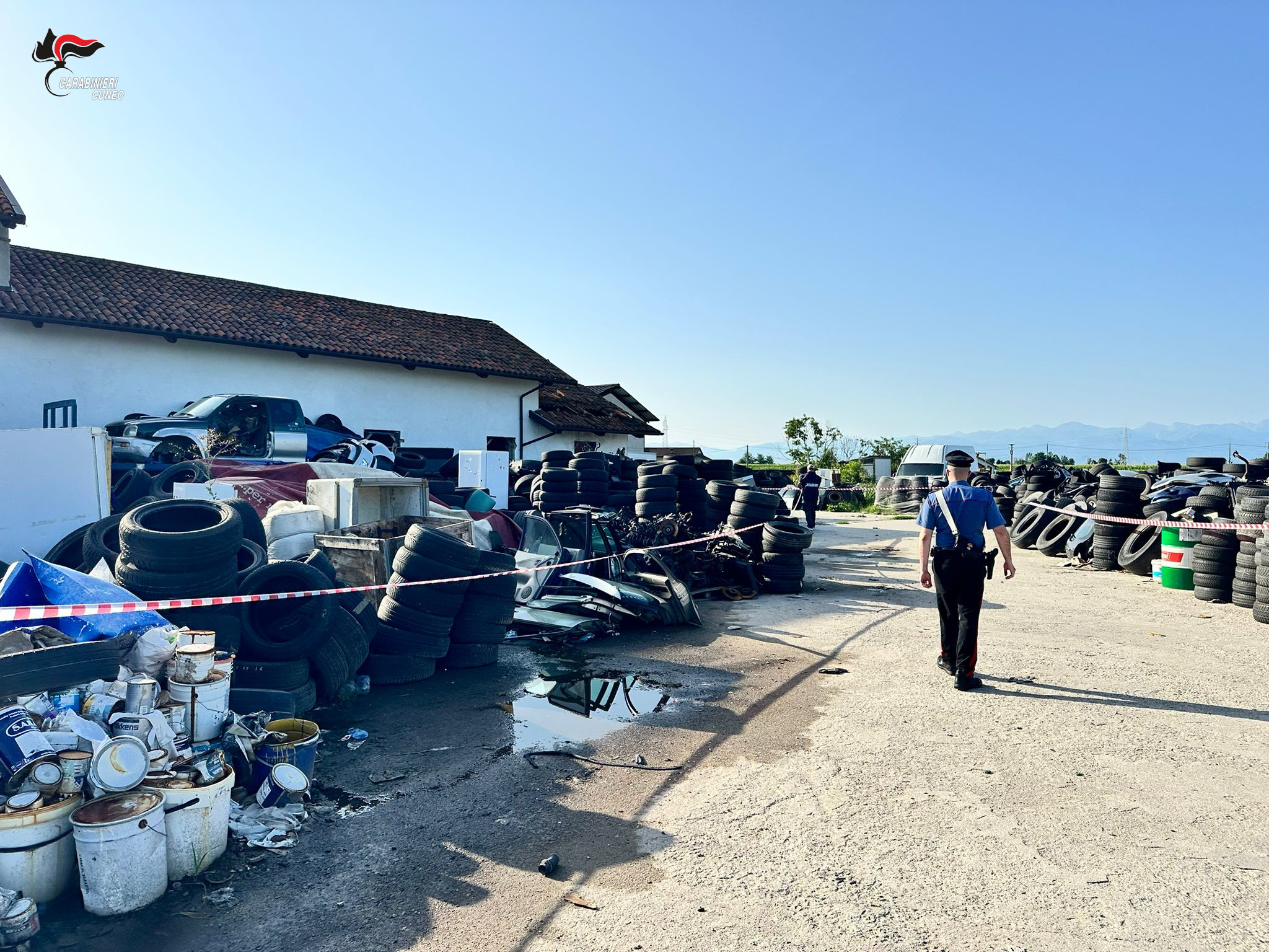 Carabinieri di Fossano - Inquinamento ambientale e gestione illecita di rifiuti pericolosi