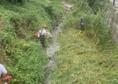 La Guida - La squadra Aib di Paesana ha ripulito il letto del torrente Agliasco