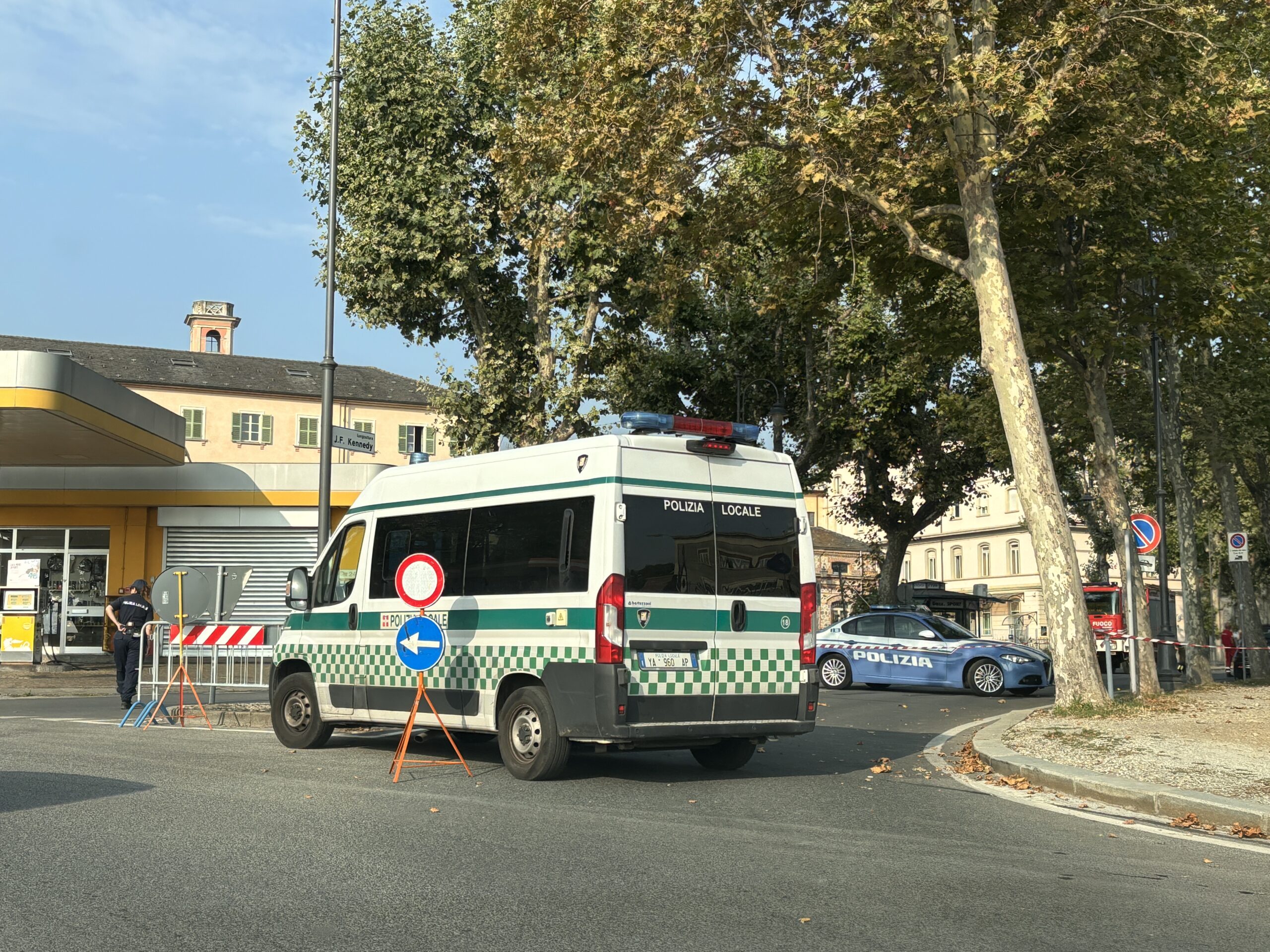 Cuneo, ancora chiusa al traffico l’area intorno alla Questura