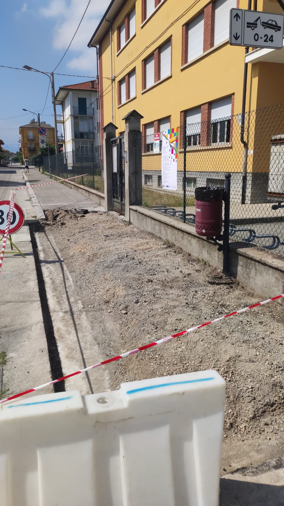 Un nuovo spazio davanti all’ingresso della primaria di Borgo San Giuseppe