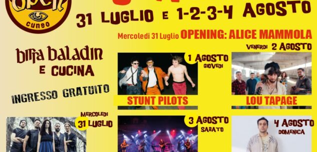 La Guida - “r-Estate al Foro”, cinque concerti con il Baladin  dal 31 luglio al 4 agosto