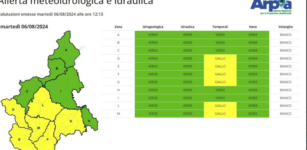 La Guida - Previsioni meteo: allerta gialla su tutto il cuneese per oggi pomeriggio (6 agosto)