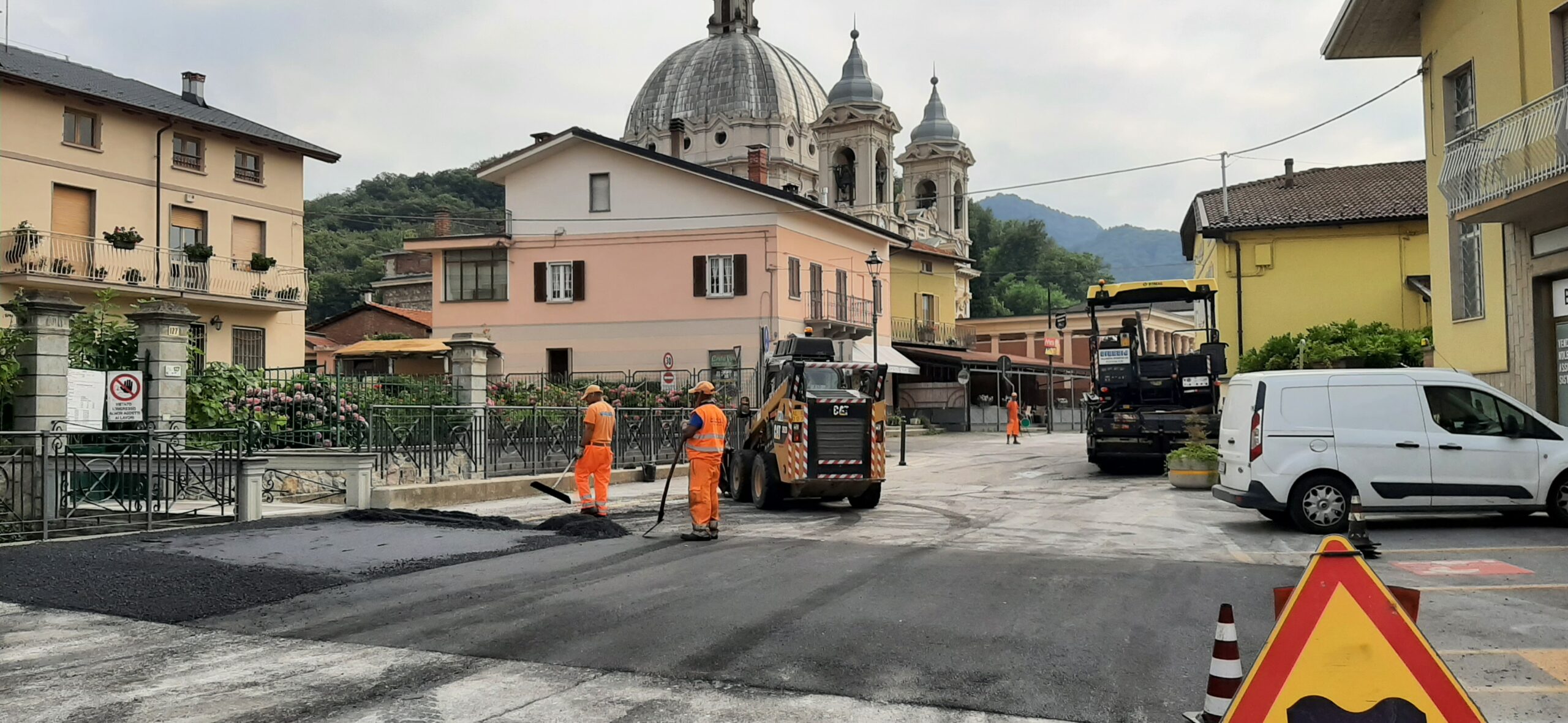Nel centro di Fontanelle ci sono tre nuovi dossi, serviranno a rallentare le auto