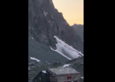 La Guida - Corposissima frana sulla parete Nord-Est del Monviso (video)