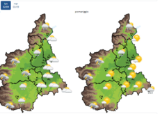 La Guida - Le previsioni meteo per l’inizio della settimana: in Granda lunedì pioggia, martedì torna il sole