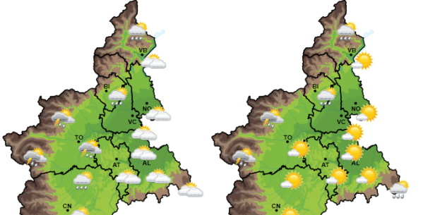 La Guida - Le previsioni meteo per l’inizio della settimana: in Granda lunedì pioggia, martedì torna il sole