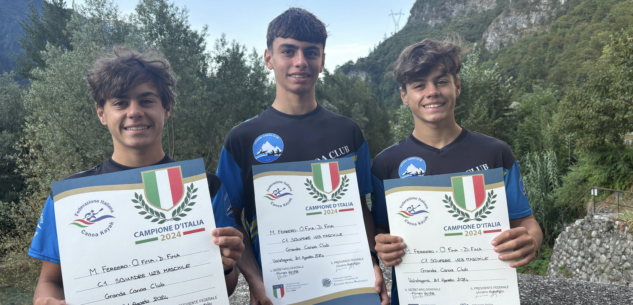 La Guida - Oliver Fina, Dennis Fina e Mattia Ferrero sono campioni d’Italia Under 23 C1 squadre