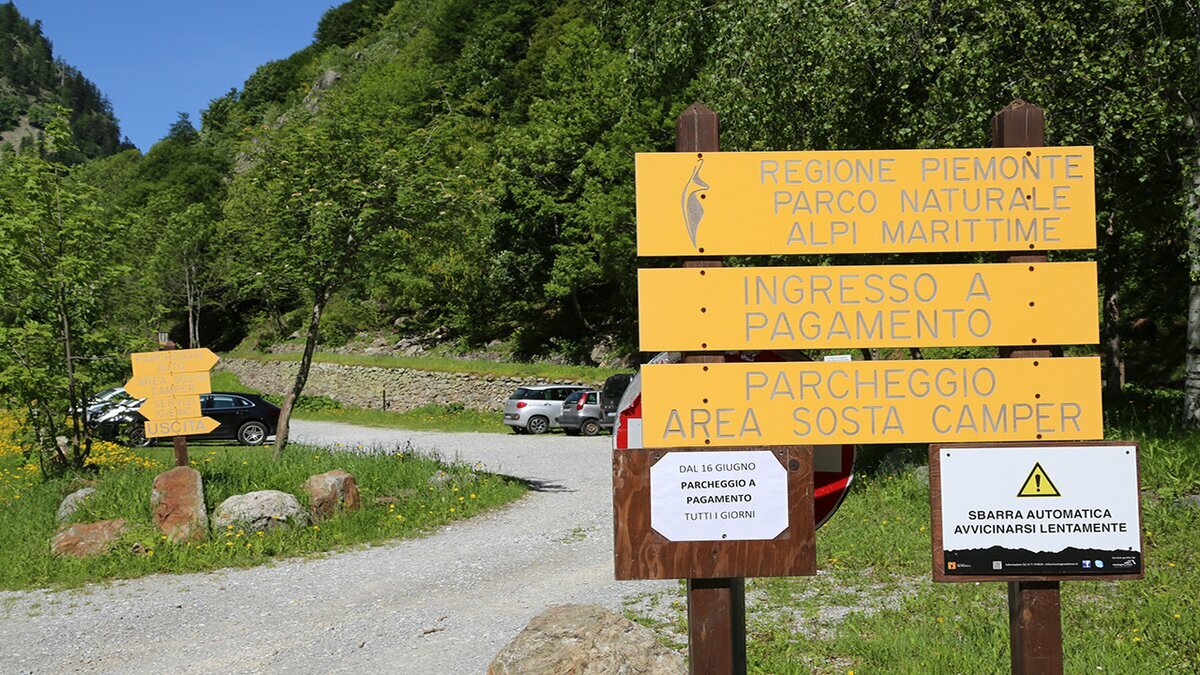 Valle Gesso: parcheggi a pagamento solo nei week end