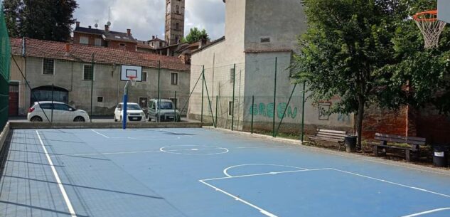 La Guida - Riapertura del campo da basket a Peveragno