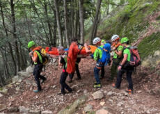 La Guida - Escursionista cade su un sentiero sopra Valdieri, soccorso