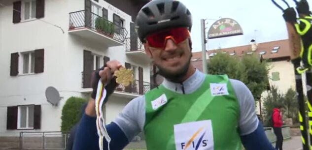 La Guida - Emanuele Becchis sul tetto del mondo nello Skiroll