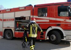 La Guida - Incendio di un tetto a Madonna delle Grazie