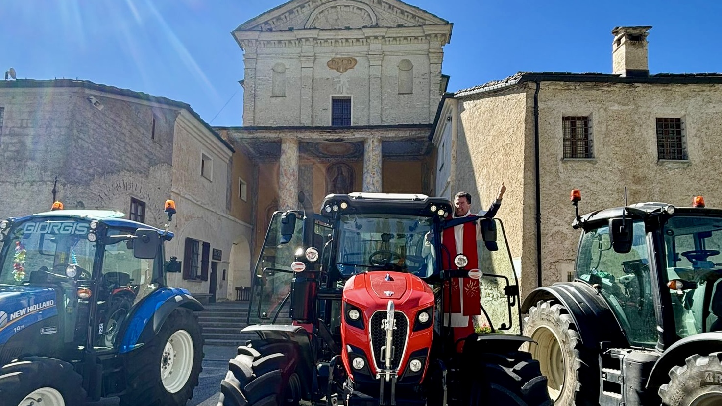 Trattori al Santuario di San Magno a Castelmagno a 1760 metri(foto)