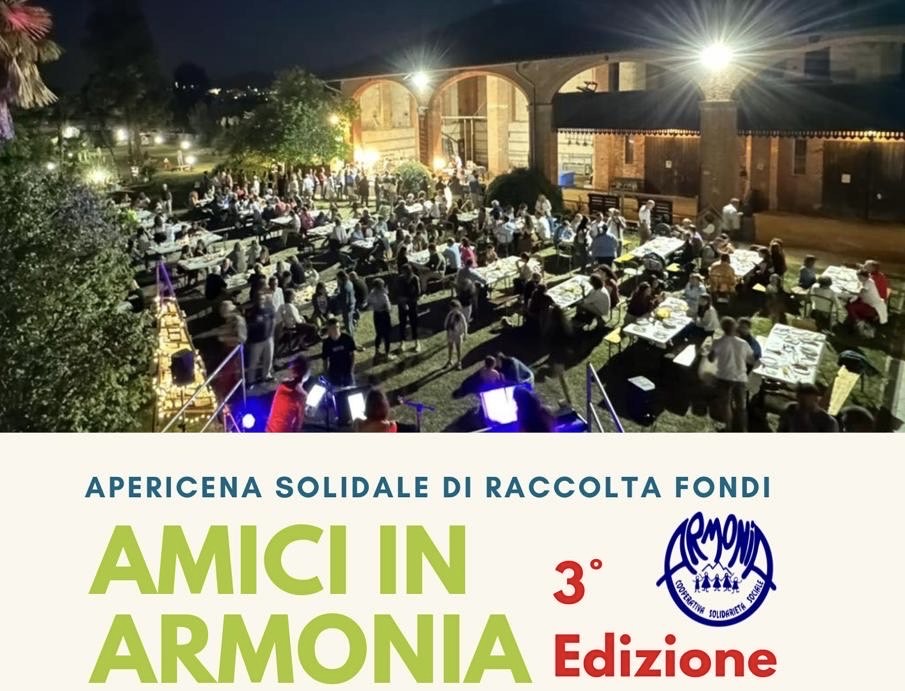 A Saluzzo c’è l’apericena solidale di “Amici in Armonia”