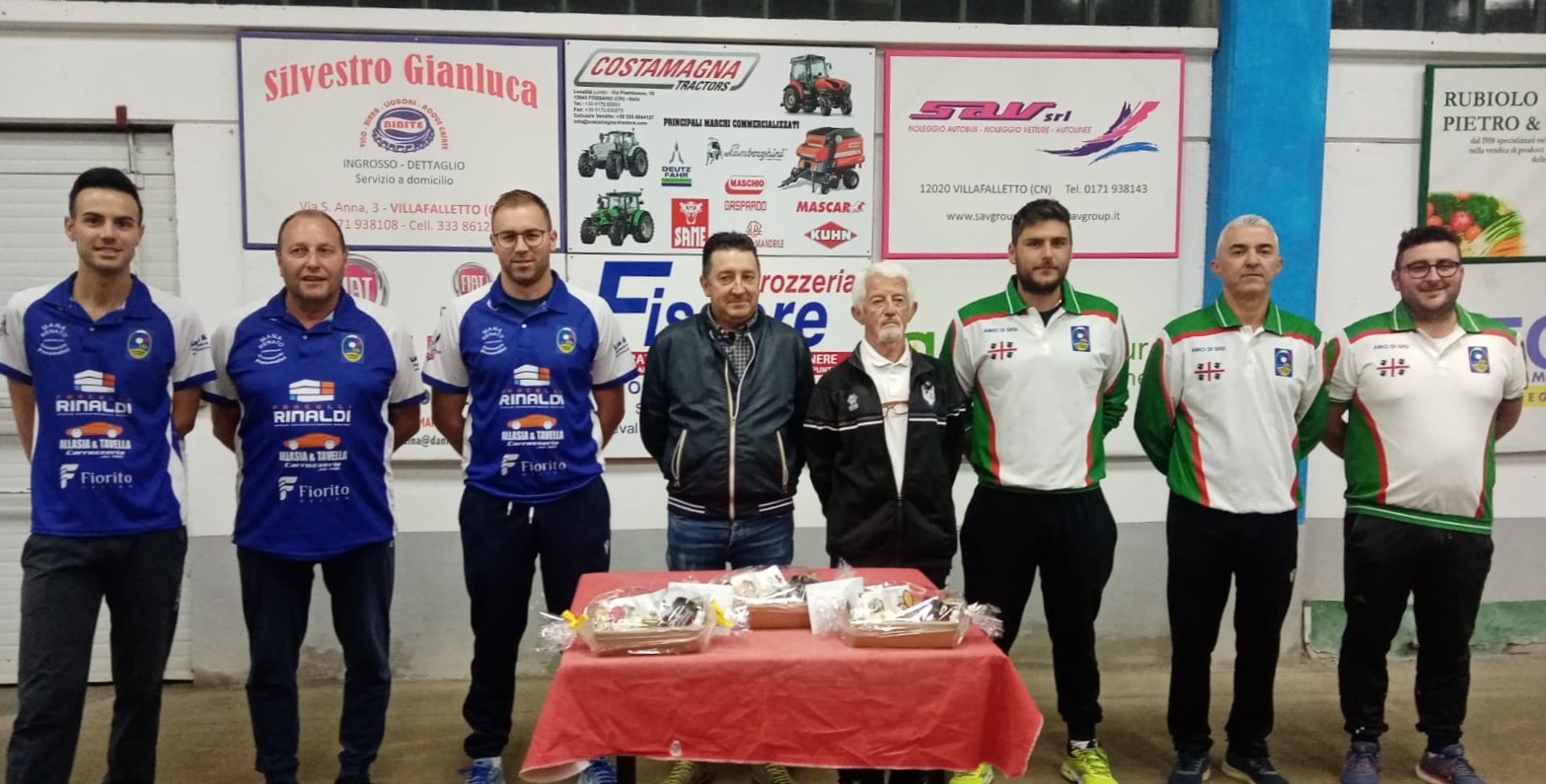 Bocce volo, Mana, Allasia e Bergesio vincono a Vottignasco