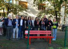 La Guida - Passatore, inaugurata la panchina rossa vicino alla scuola primaria