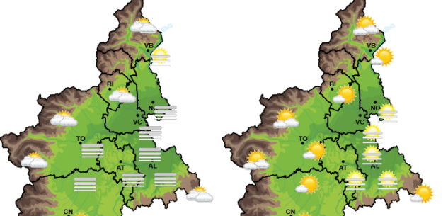 La Guida - Il meteo migliorerà con l’inizio della settimana: le previsioni per la provincia di Cuneo