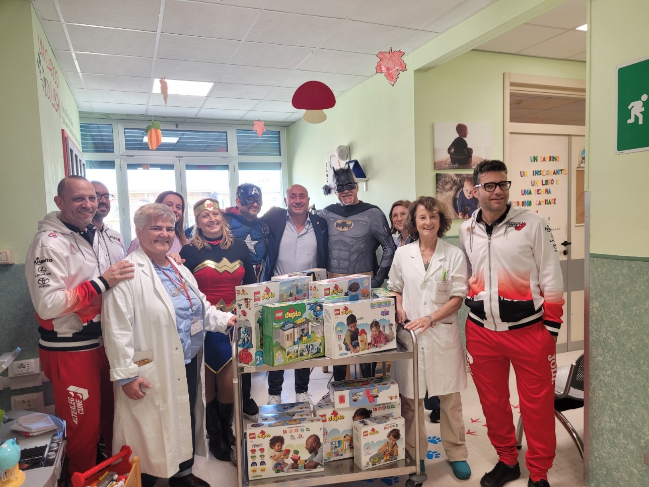 Supereroi e AlterLego in Pediatria all’ospedale di Cuneo