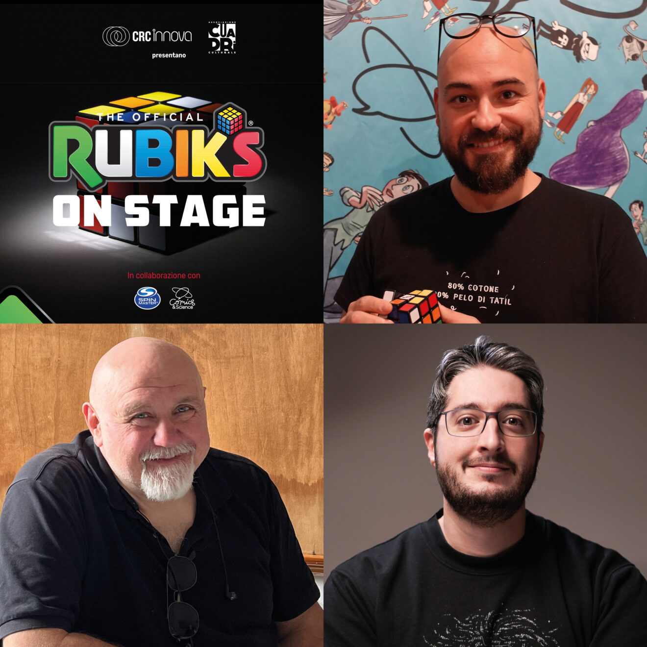 Live show sul cubo di Rubik al Toselli