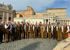 La Guida - La Baita, l’emozione e la gioia della corale da Papa Francesco