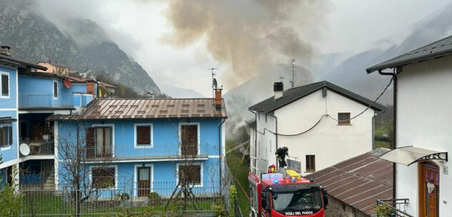 La Guida - Casa in fiamme a Valdieri