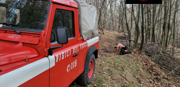 La Guida - Principio di incendio a Podio di Demonte