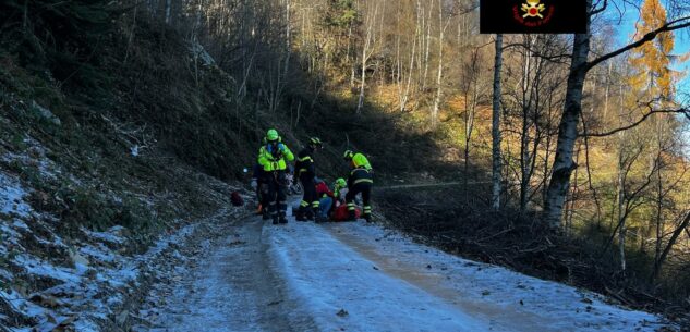 La Guida - Ciclista cade sulla strada dei cannoni tra Rossana e Busca