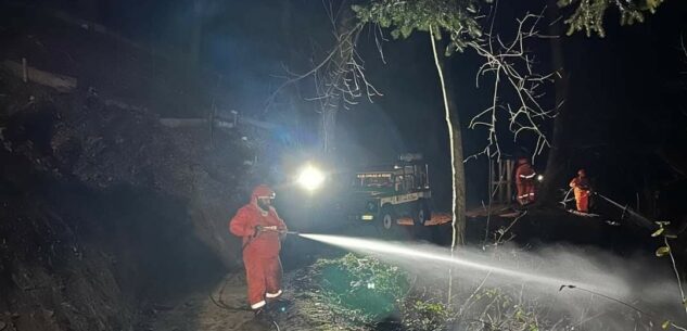 La Guida - Incendio a Fontanelle, intervento dell’Aib