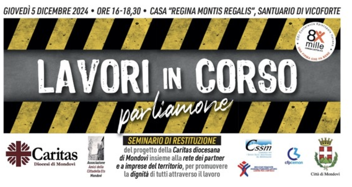 seminario lavori in corso a Mondovì