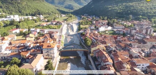 La Guida - Garessio, si installa il nuovo ponte Odasso