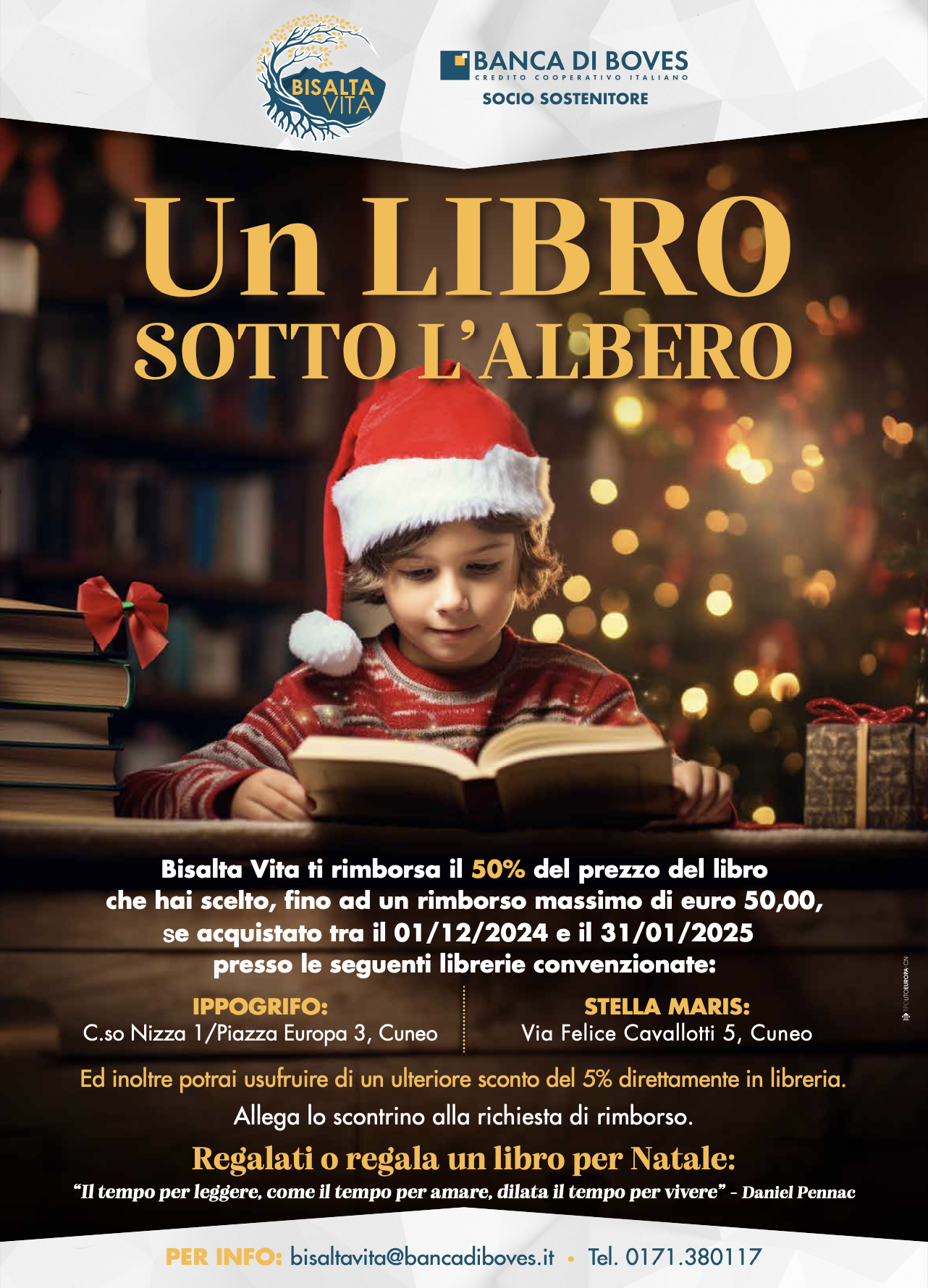 Boves, un libro sotto l'albero