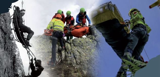 La Guida - Fiaccolata per festeggiare i 70 anni del Soccorso Alpino e Speleologico Piemontese