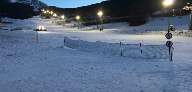 La Guida - Limone: sci in notturna da sabato 28 dicembre sulla pista Maneggio