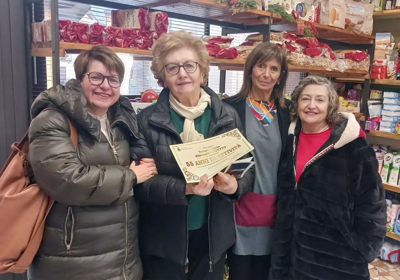 Renata Poetto, 55 anni di attività commerciale a Borgo San Dalmazzo
