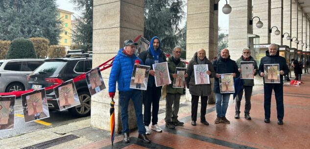 La Guida - Piazza Europa e i suoi cedri, immagini per dire no al rifacimento